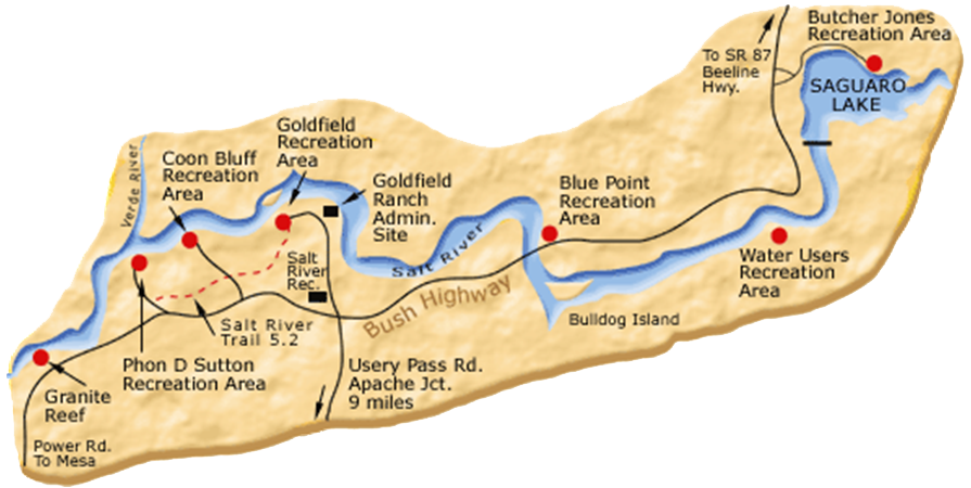 Lower Salt River Map