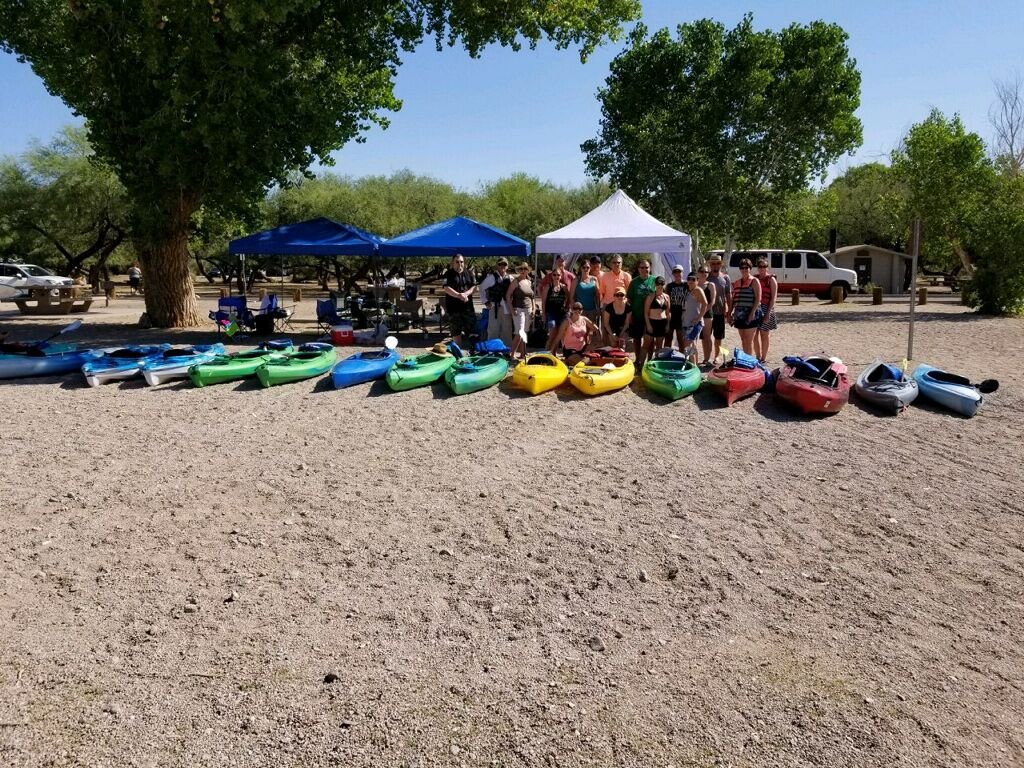 group kayak view